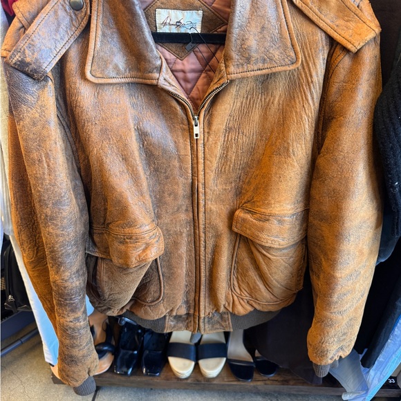 Other - Brown Leather Jacket
